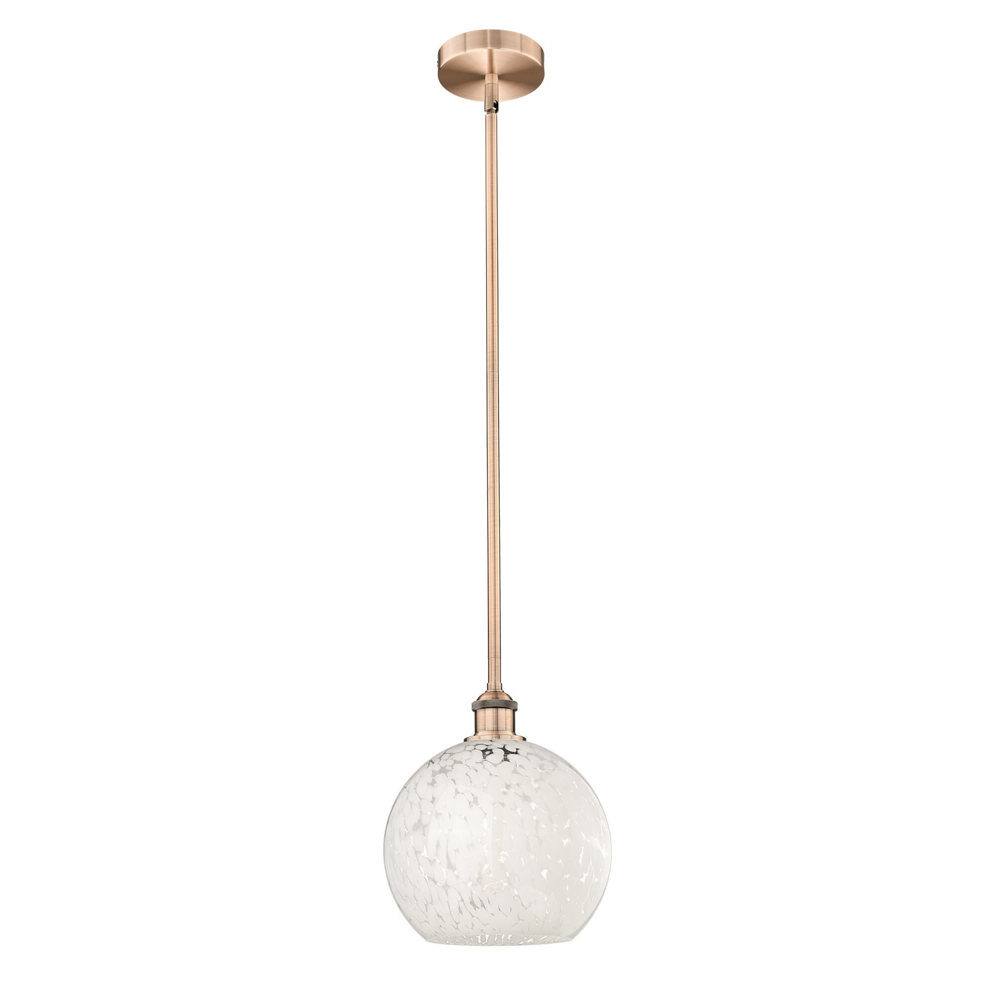 Bruno Marashlian White Mouchette Mini Pendant by Innovations Lighting