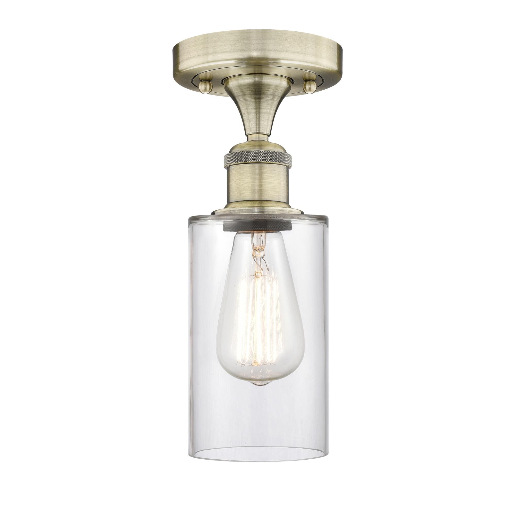 Bruno Marashlian Clymer 3 Inch 1 Light Semi Flush Mount by Innovations Lighting