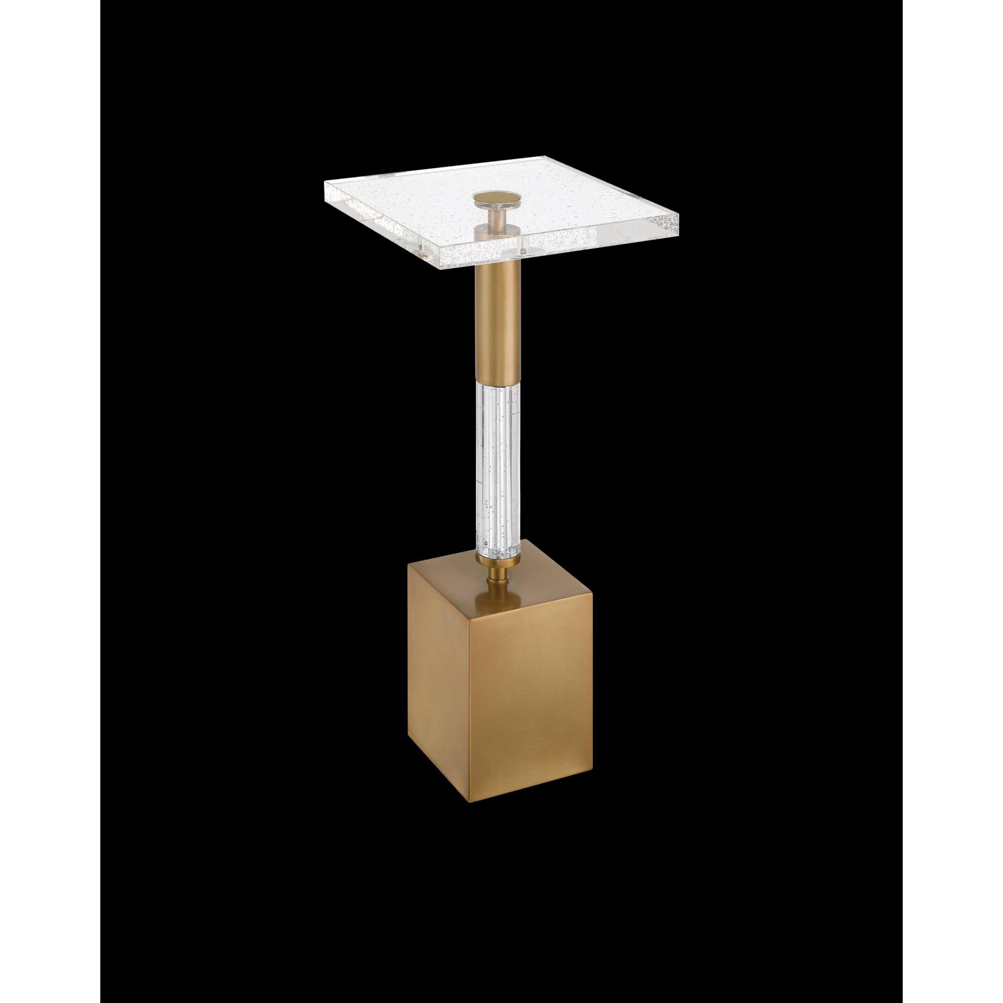 Shown in Clear and Antique Brass finish