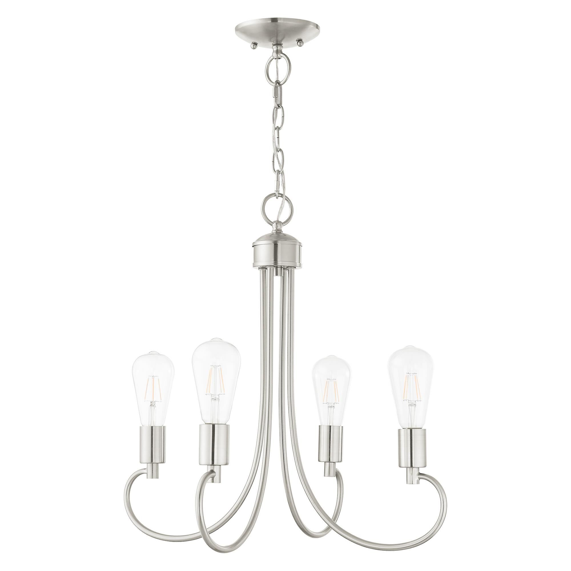 Bari 4 Light Mini Chandelier by Livex Lighting