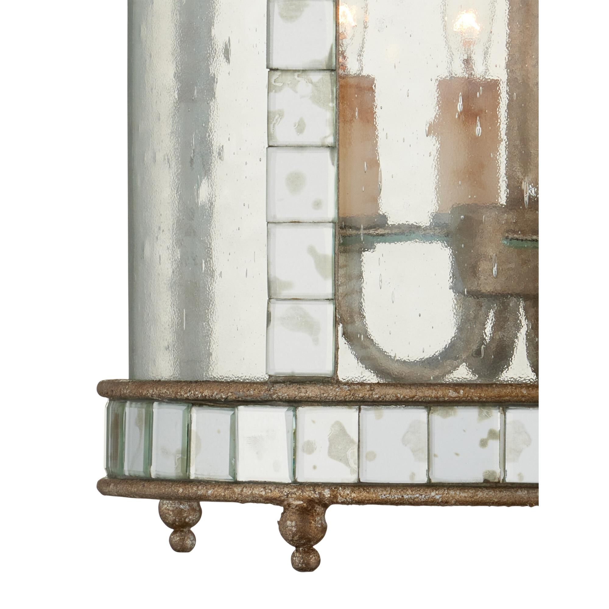 Corsica 13 Inch Cage Pendant by Currey and Company