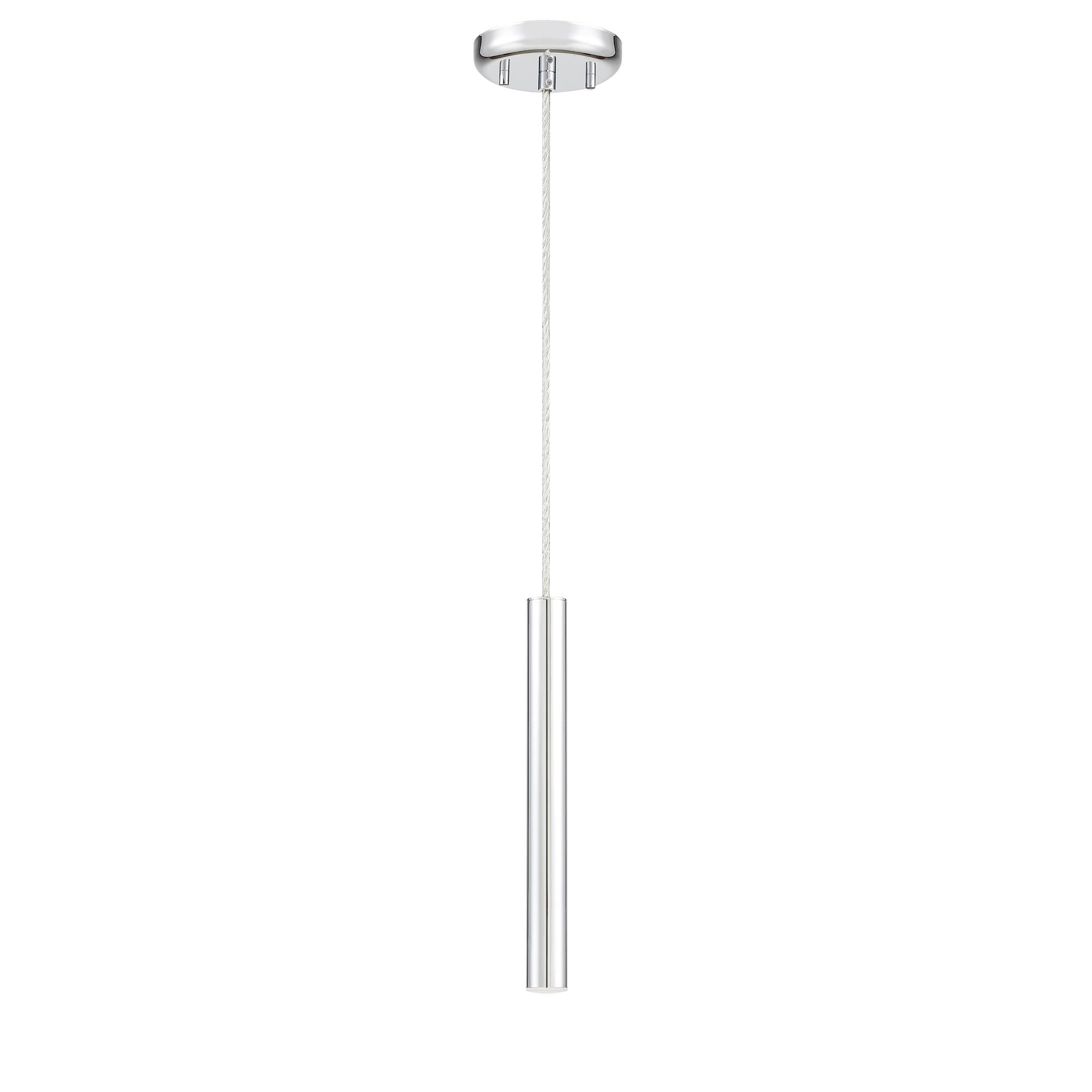 Shown in Chrome finish and Steel glass and Steel shade