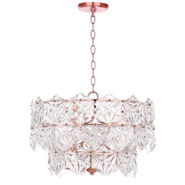 Sia Light Adjustable 19 Inch Cage Pendant by Safavieh