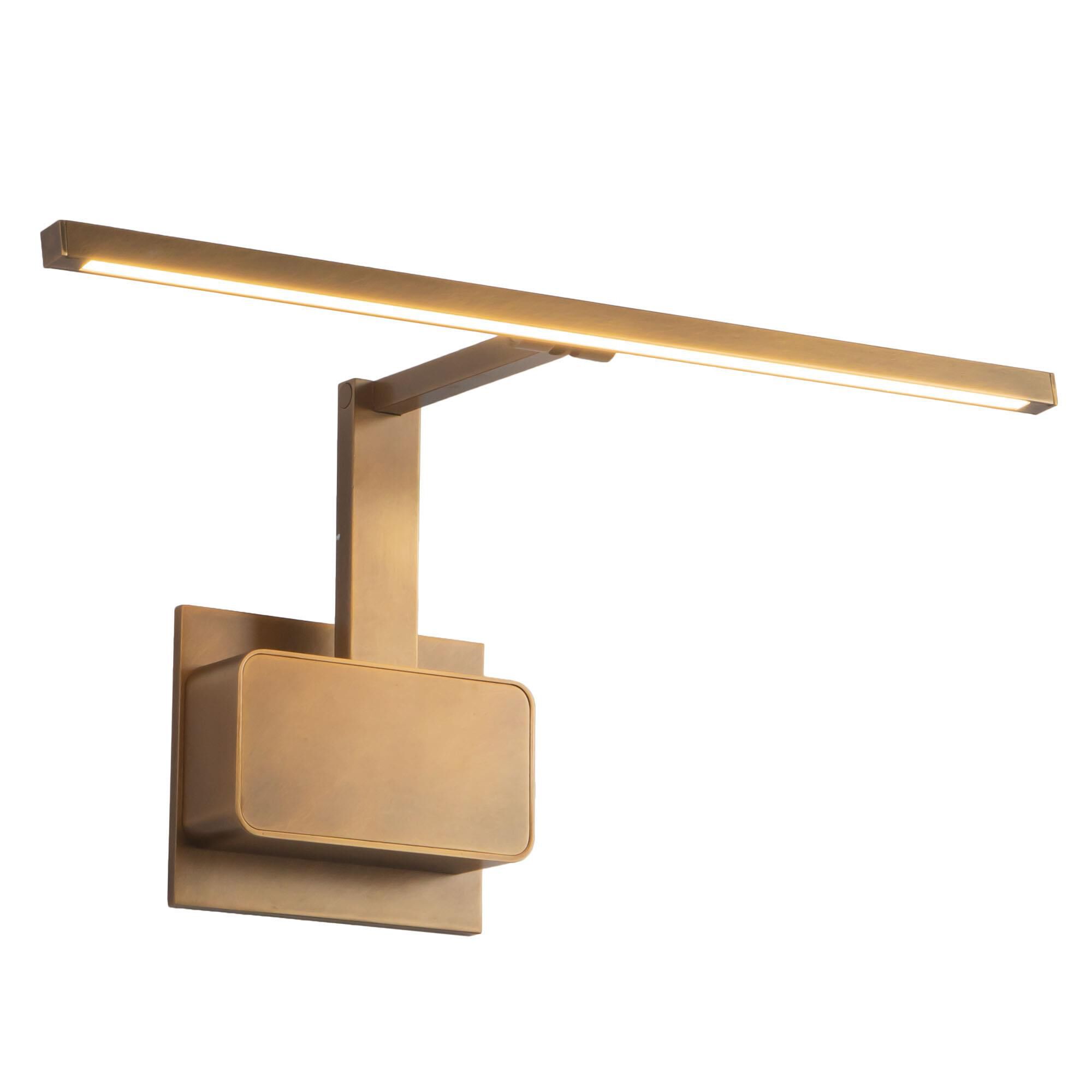 Shown in Vintage Brass finish and White Acrylic Diffuser glass