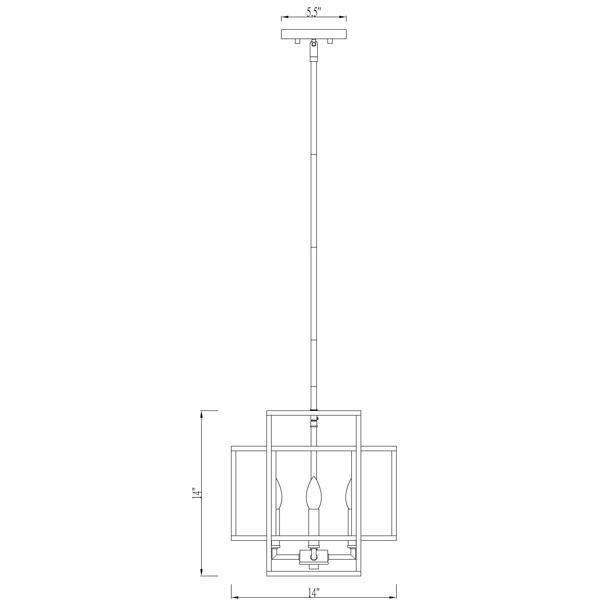 Titania 14 Inch Large Pendant by Z-Lite