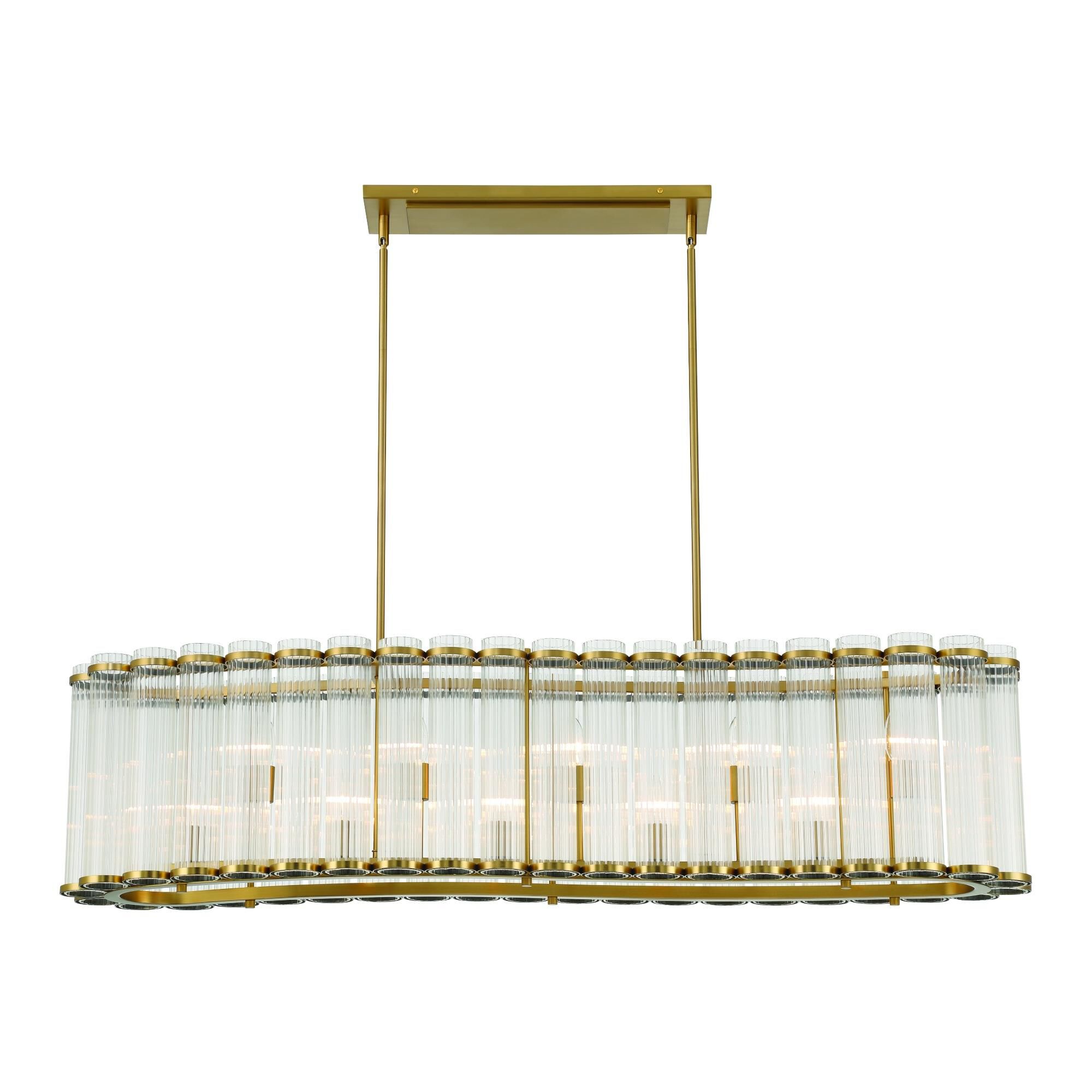Glasbury Medium Linear Chandelier,
