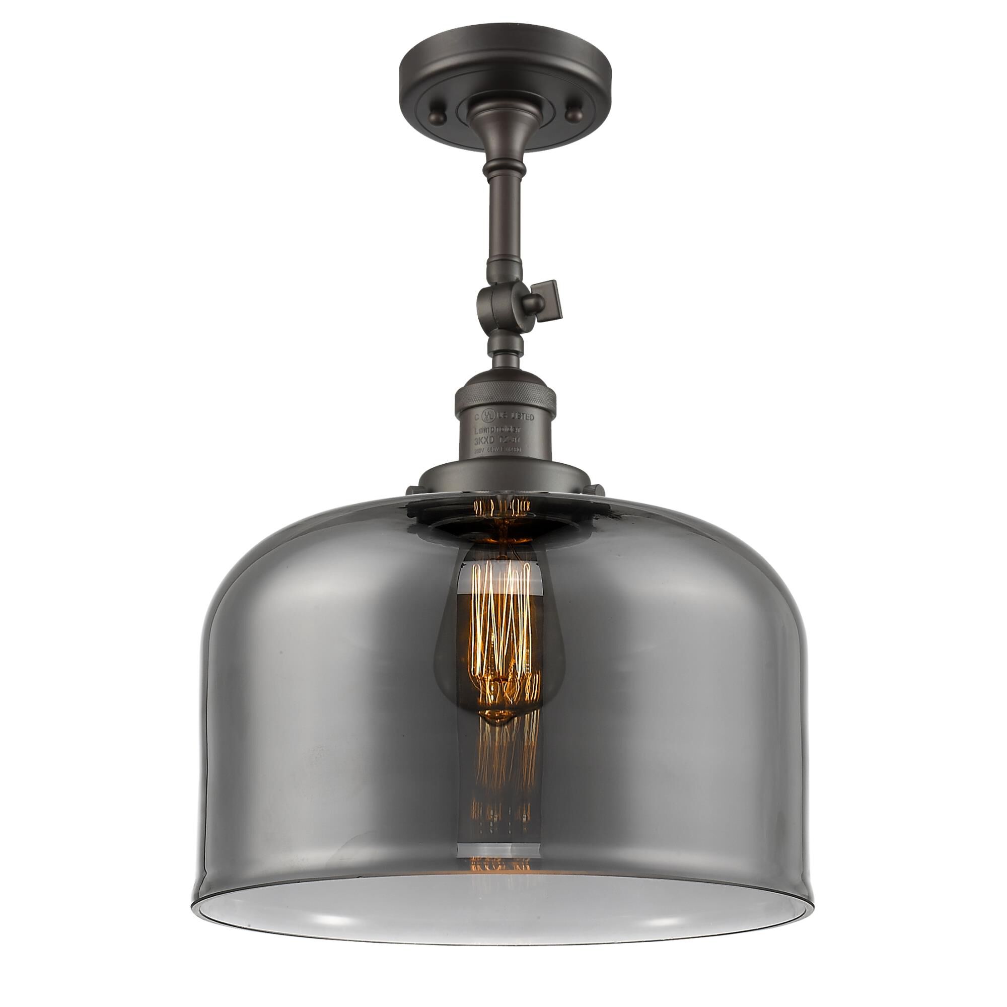 Bruno Marashlian Bell 12 Inch 1 Light Semi Flush Mount by Innovations Lighting