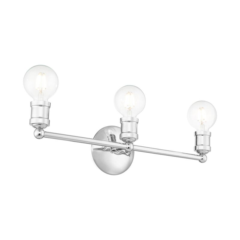 Lansdale 20 Inch 3 Light Bath Vanity Light by Livex Lighting