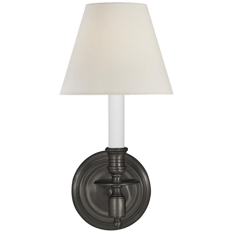 French Single Wall Sconce by Visual Comfort Signature Collection