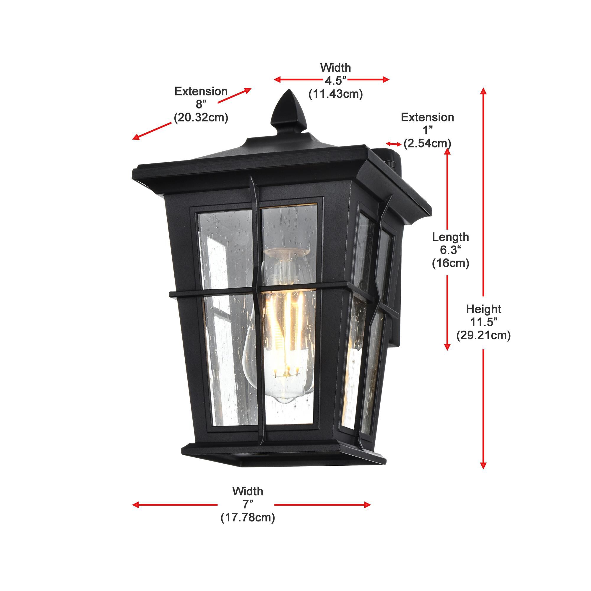 Shown in Black finish