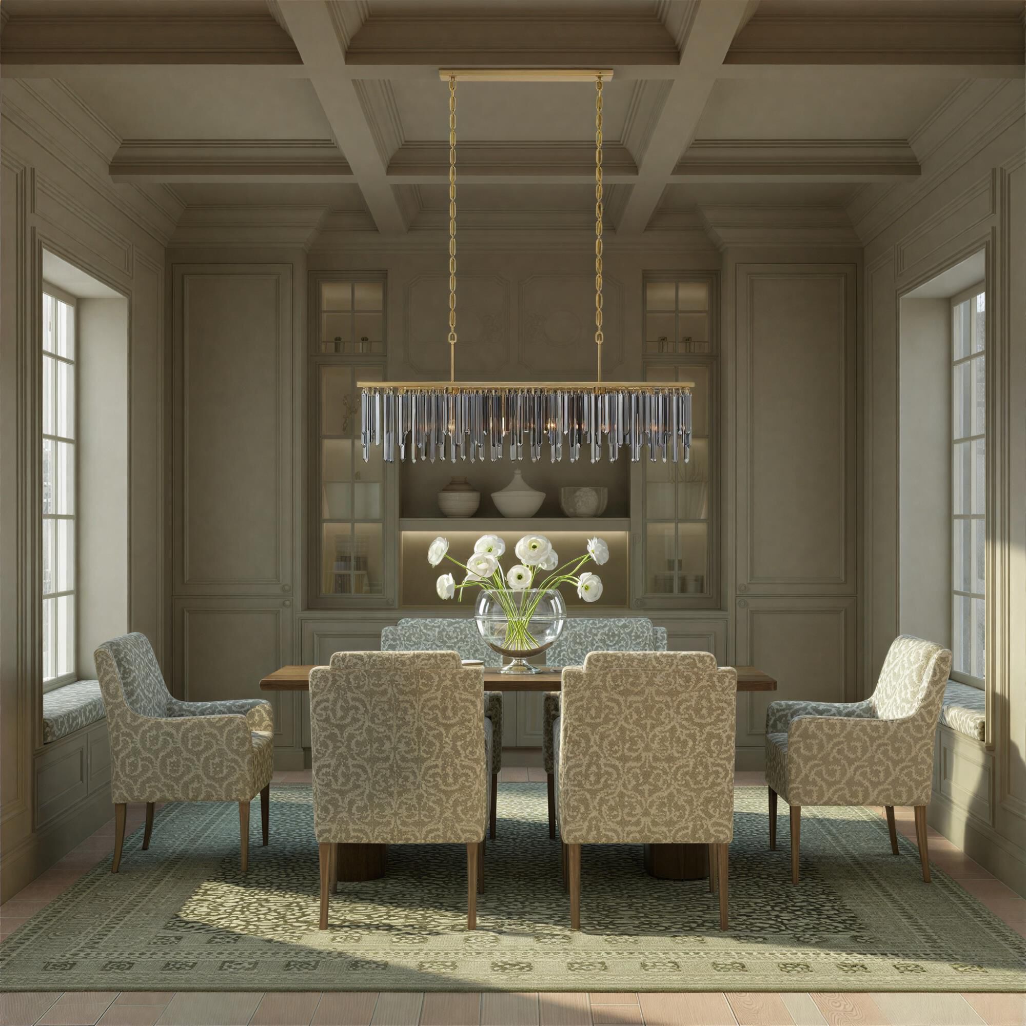 Gemma Medium Linear Chandelier,
