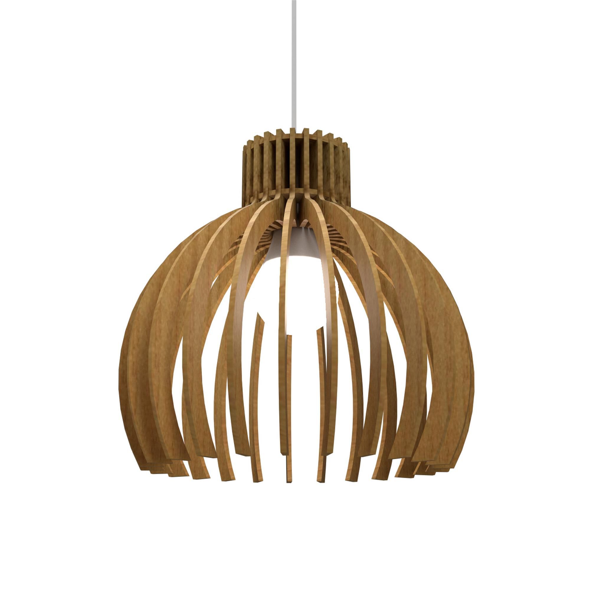 Stecche Di Legno Mini Pendant by Accord Lighting