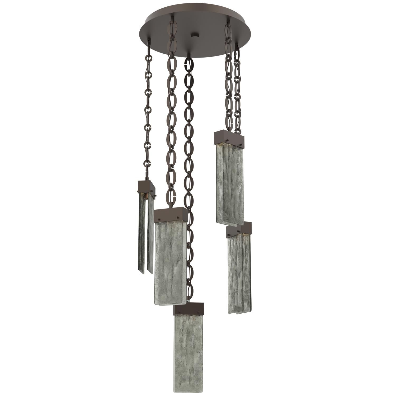 Levi Wilson Parallel 19 Inch Multi Light Pendant by Hammerton Studio