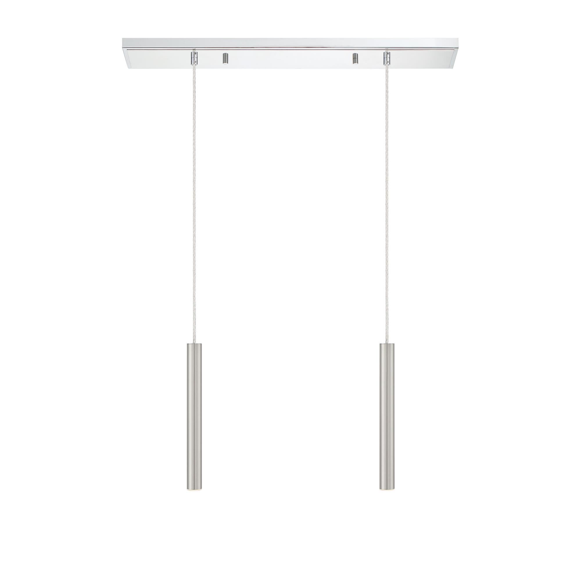 Shown in Chrome finish and Steel glass and Steel shade