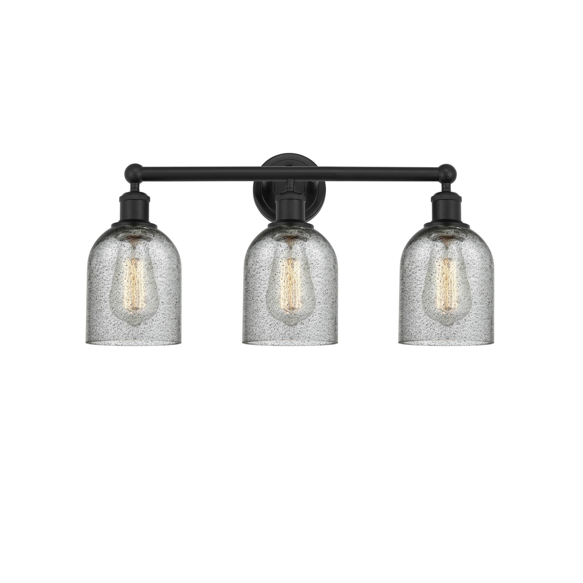 Shown in Matte Black, Charcoal finish and Charcoal glass and Charcoal Glass shade