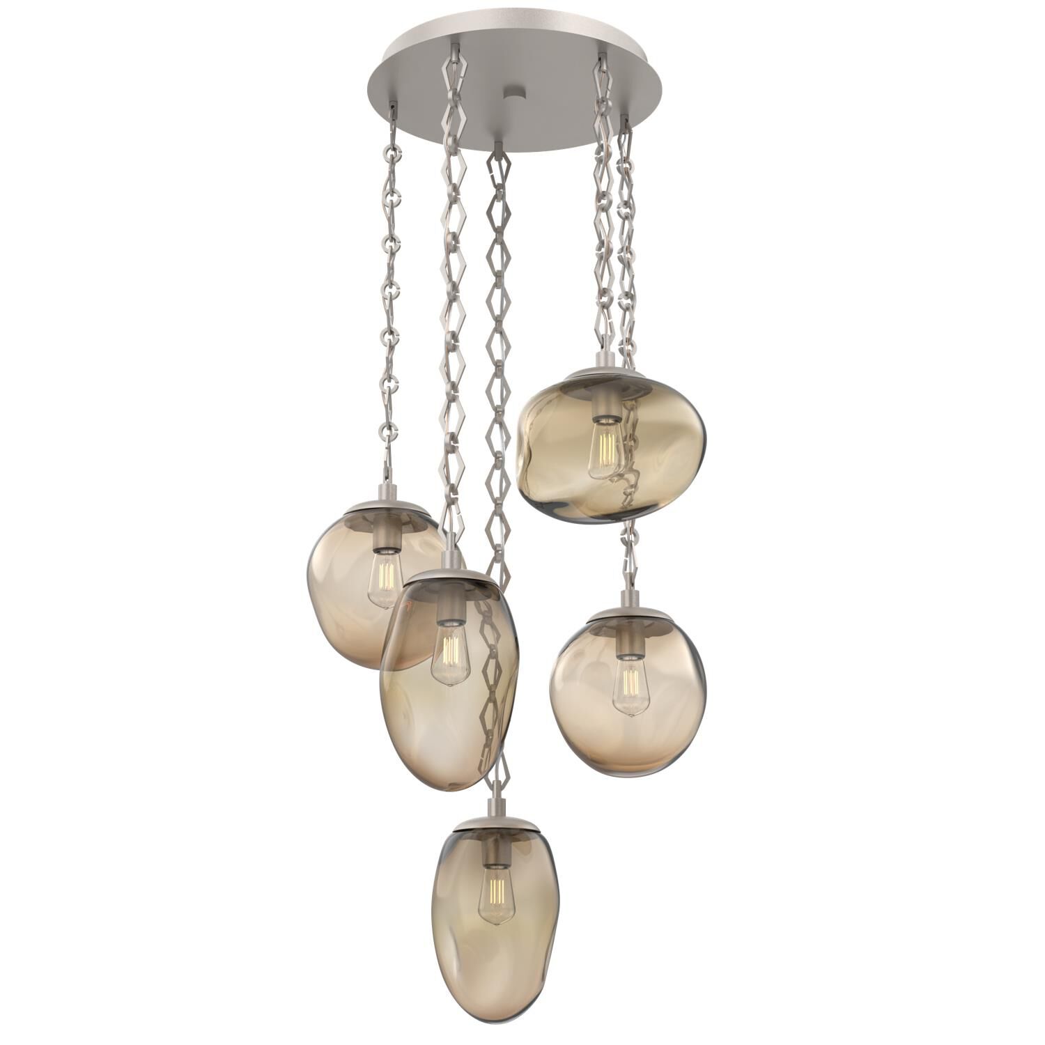 Levi Wilson Cosmos 24 Inch Multi Light Pendant by Hammerton Studio