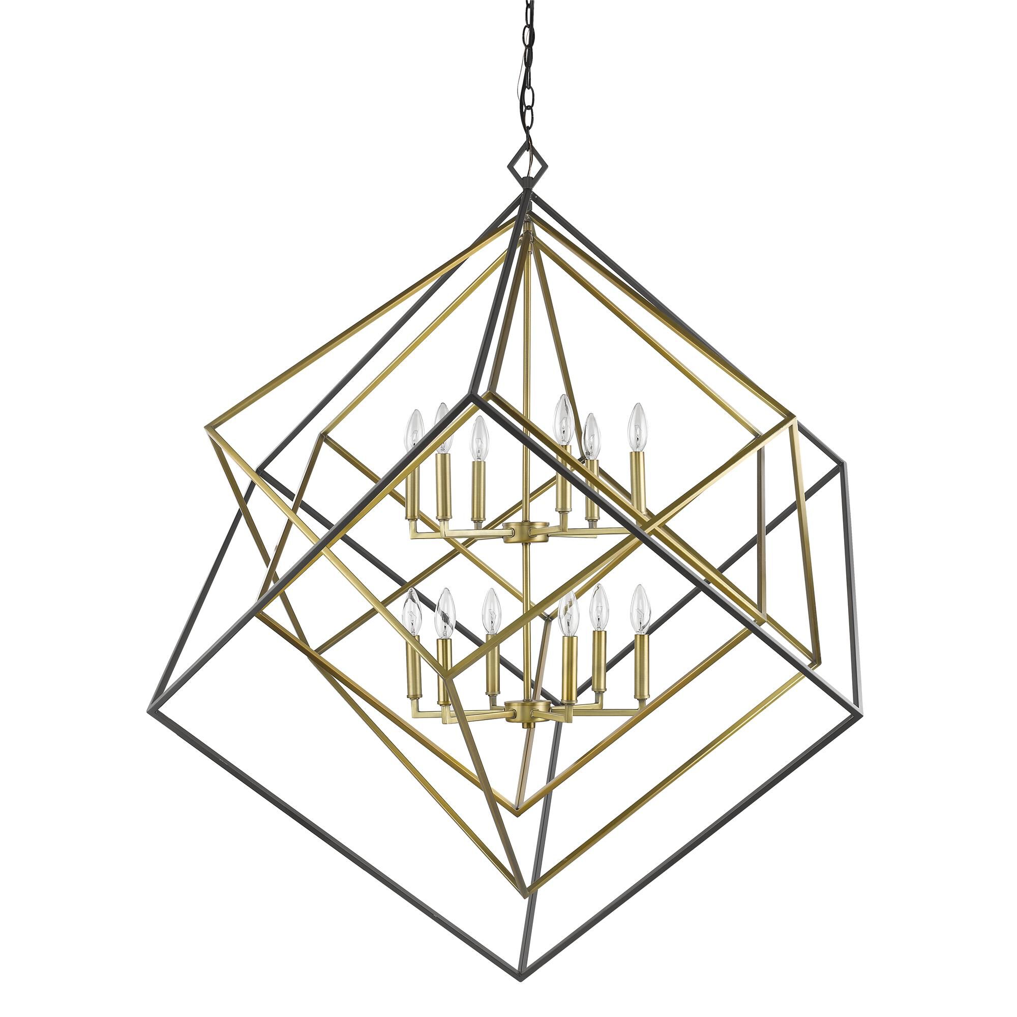 Shown in Olde Brass + Bronze finish and --- glass and --- shade