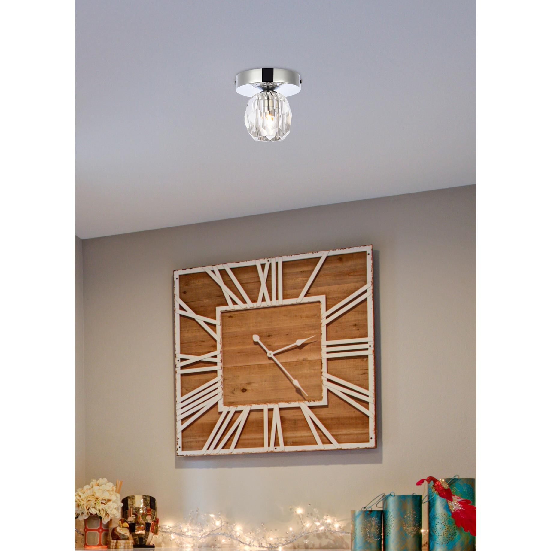 Eren 4 Inch 1 Light LED Flush Mount by Elegant Lighting