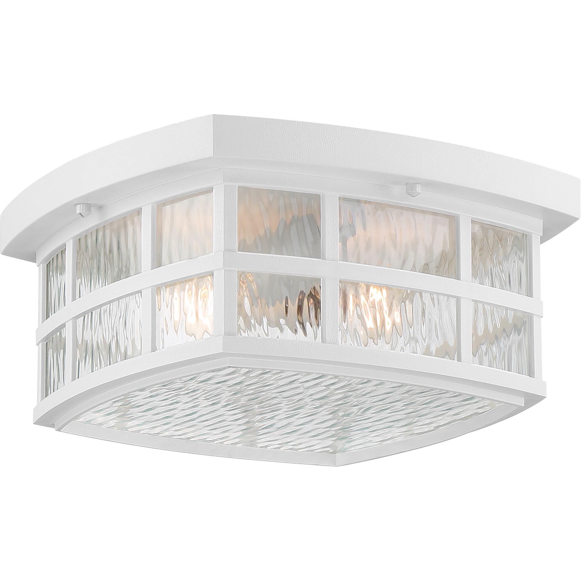 Stonington 12 Inch 2 Light Outdoor Flush Mount by Quoizel