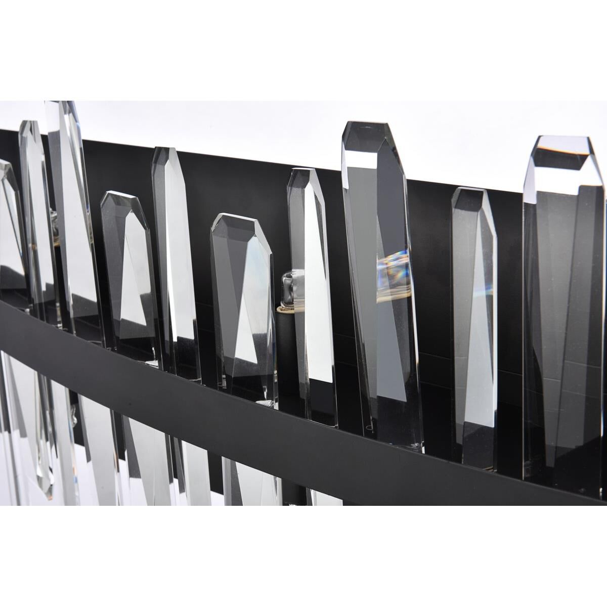 Shown in Black finish and Royal Cut crystal