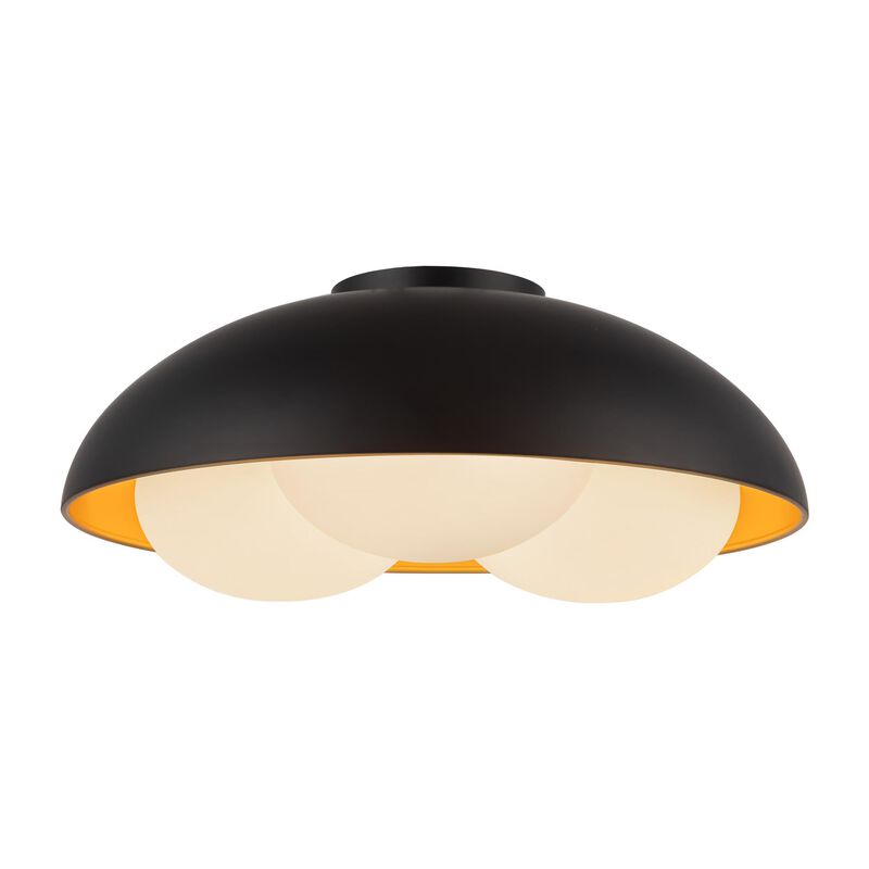 Robyn 16 Inch 3 Light Flush Mount by Alora Mood