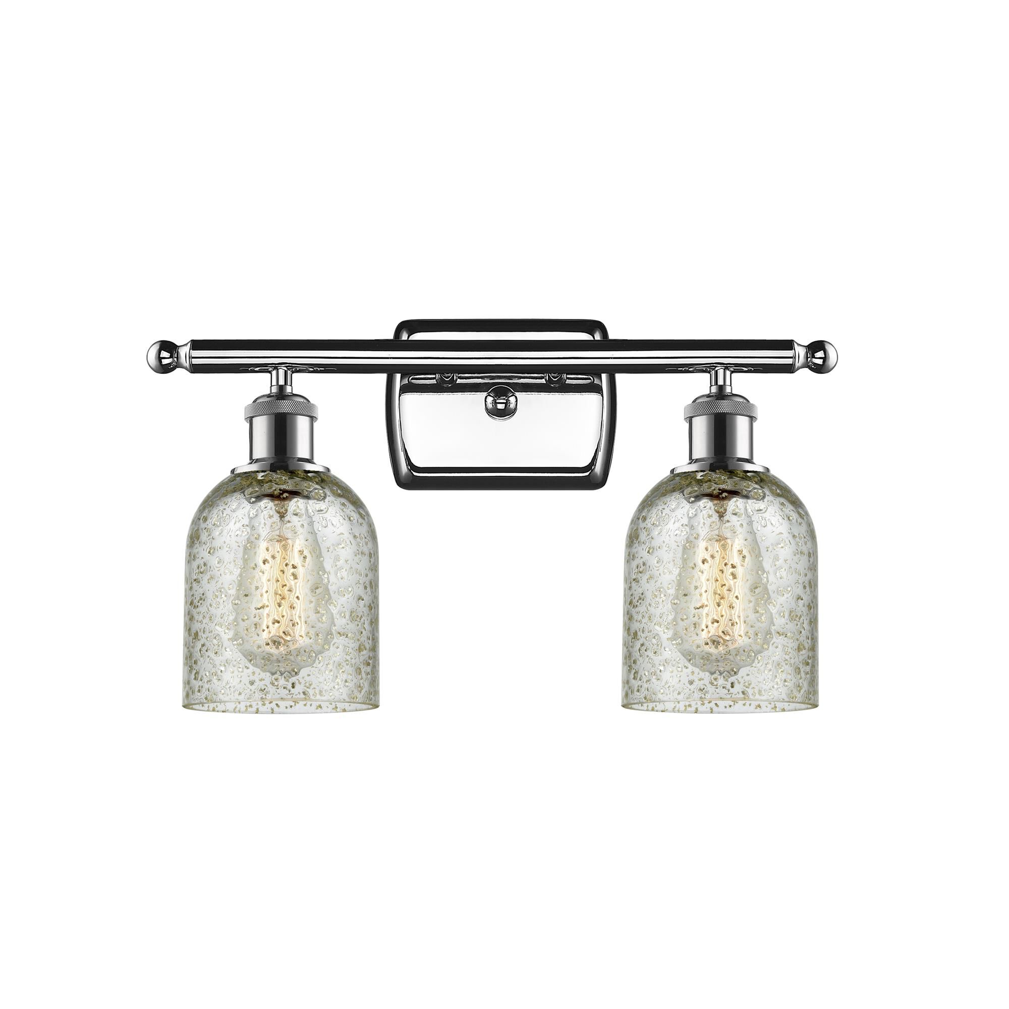 Shown in Polished Chrome finish and Mica glass