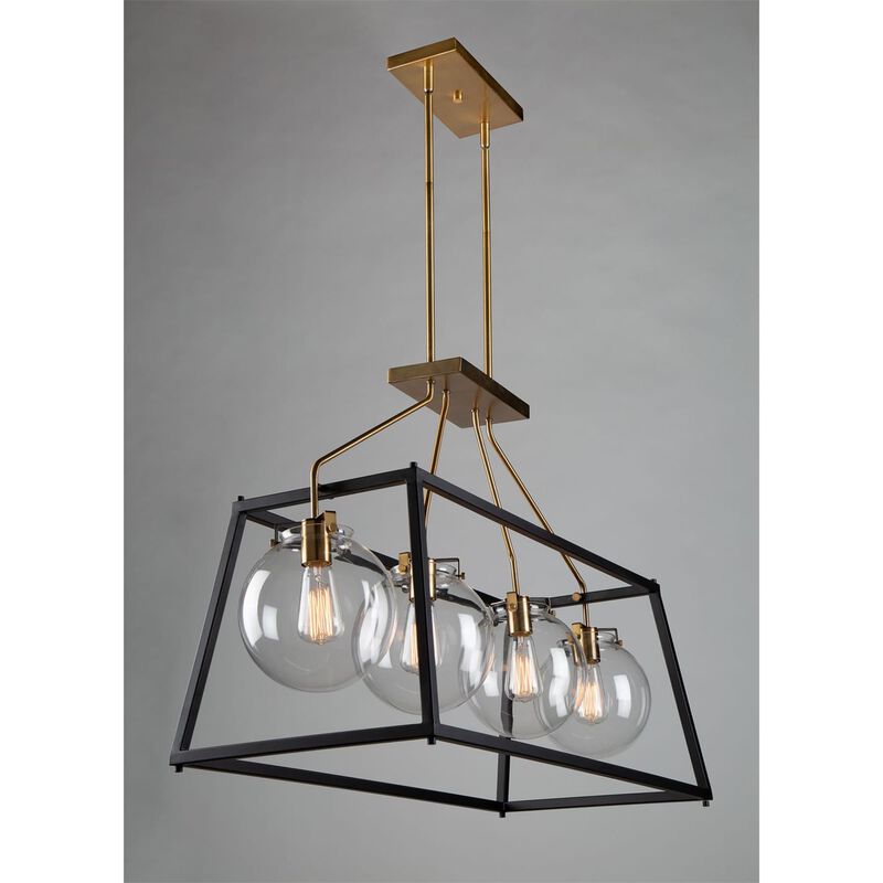 Bridgetown 40 Inch 4 Light Linear Suspension Light by Artcraft