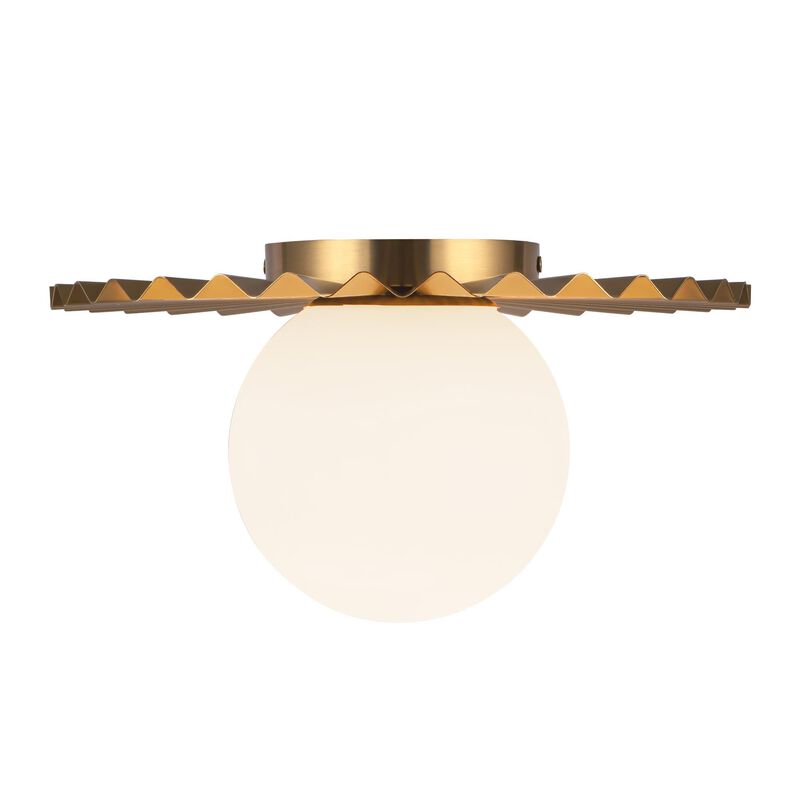 Plume 12 Inch Flush Mount by Alora Mood