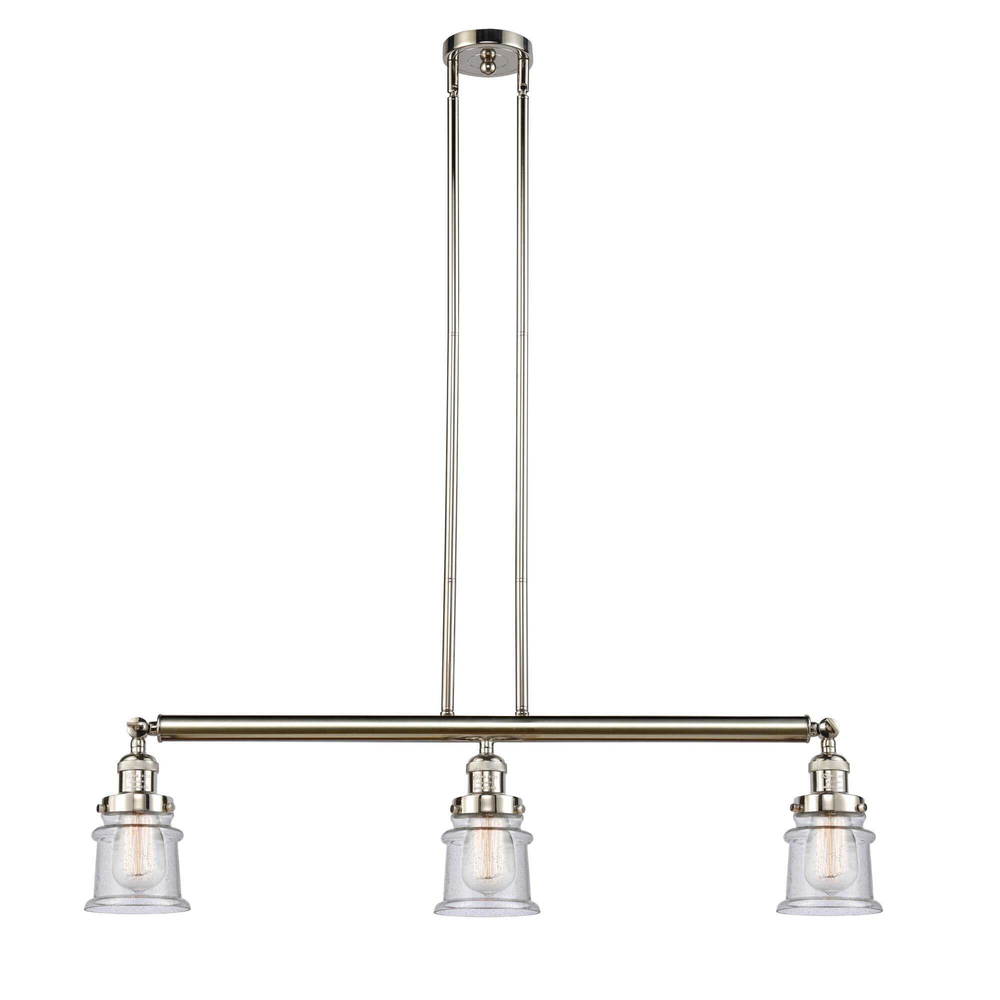 Bruno Marashlian Small Canton 38 Inch 3 Light Linear Suspension Light by Innovations Lighting