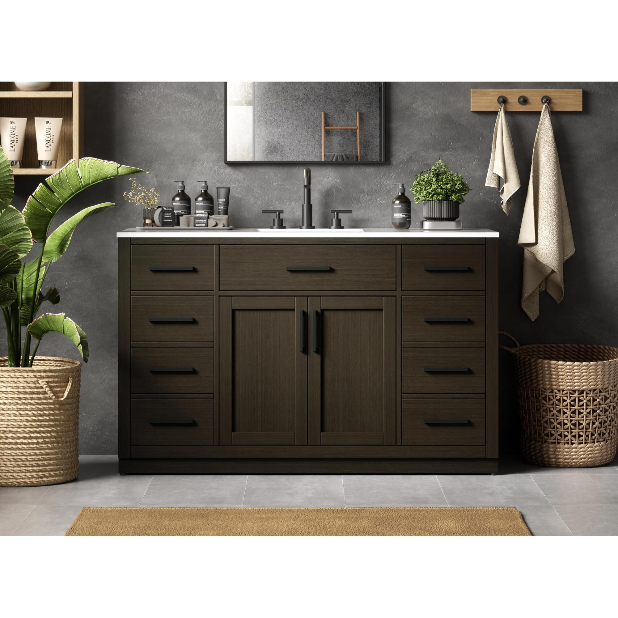 Alden 54 Inch Bath Vanity by Elegant Dcor