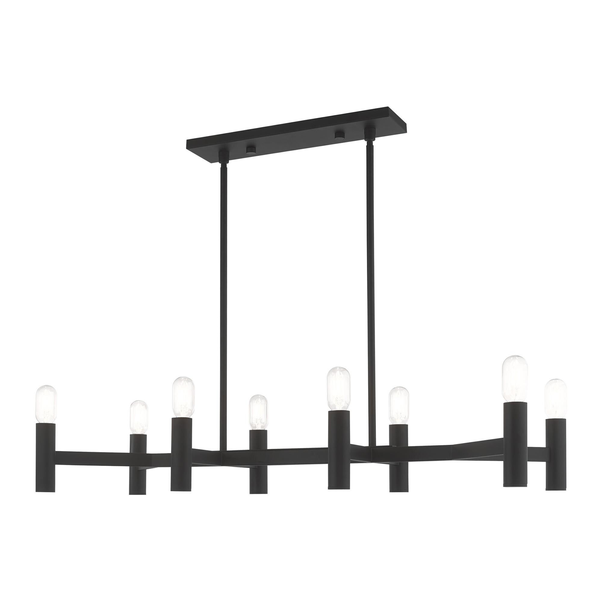 Copenhagen 40 Inch 8 Light Linear Suspension Light by Livex Lighting