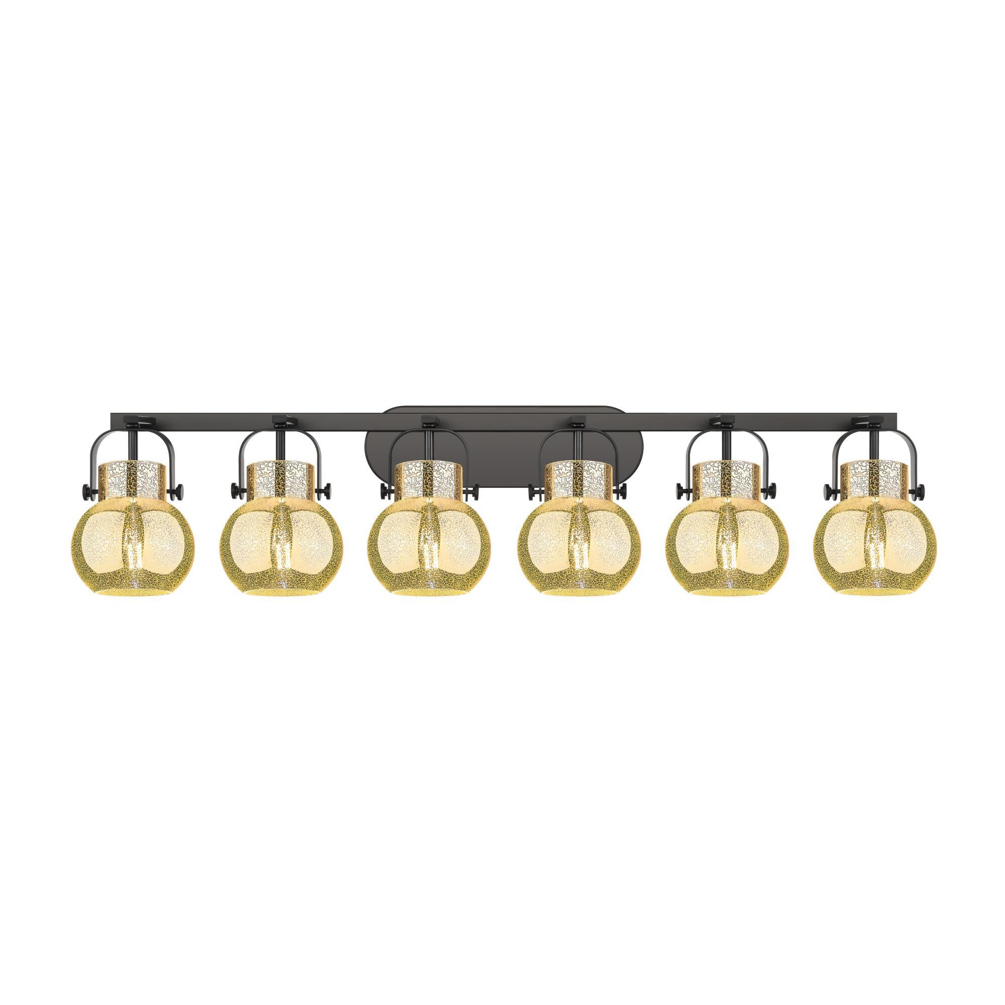 Bruno Marashlian Pilaster II Sphere 46 Inch Bath Vanity Light by Innovations Lighting
