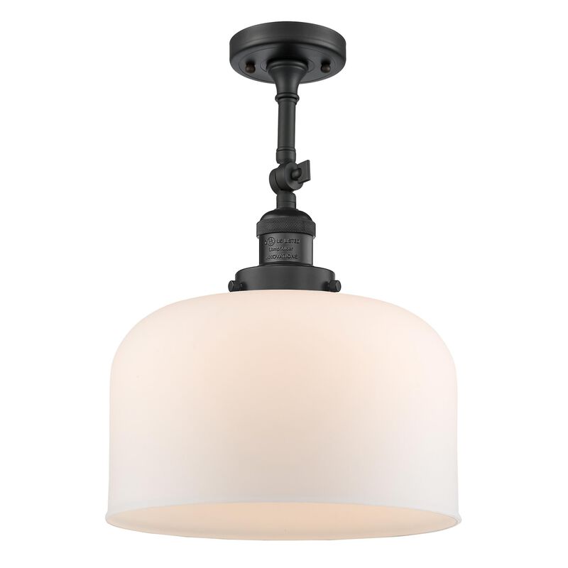 Bruno Marashlian Bell 12 Inch 1 Light Semi Flush Mount by Innovations Lighting