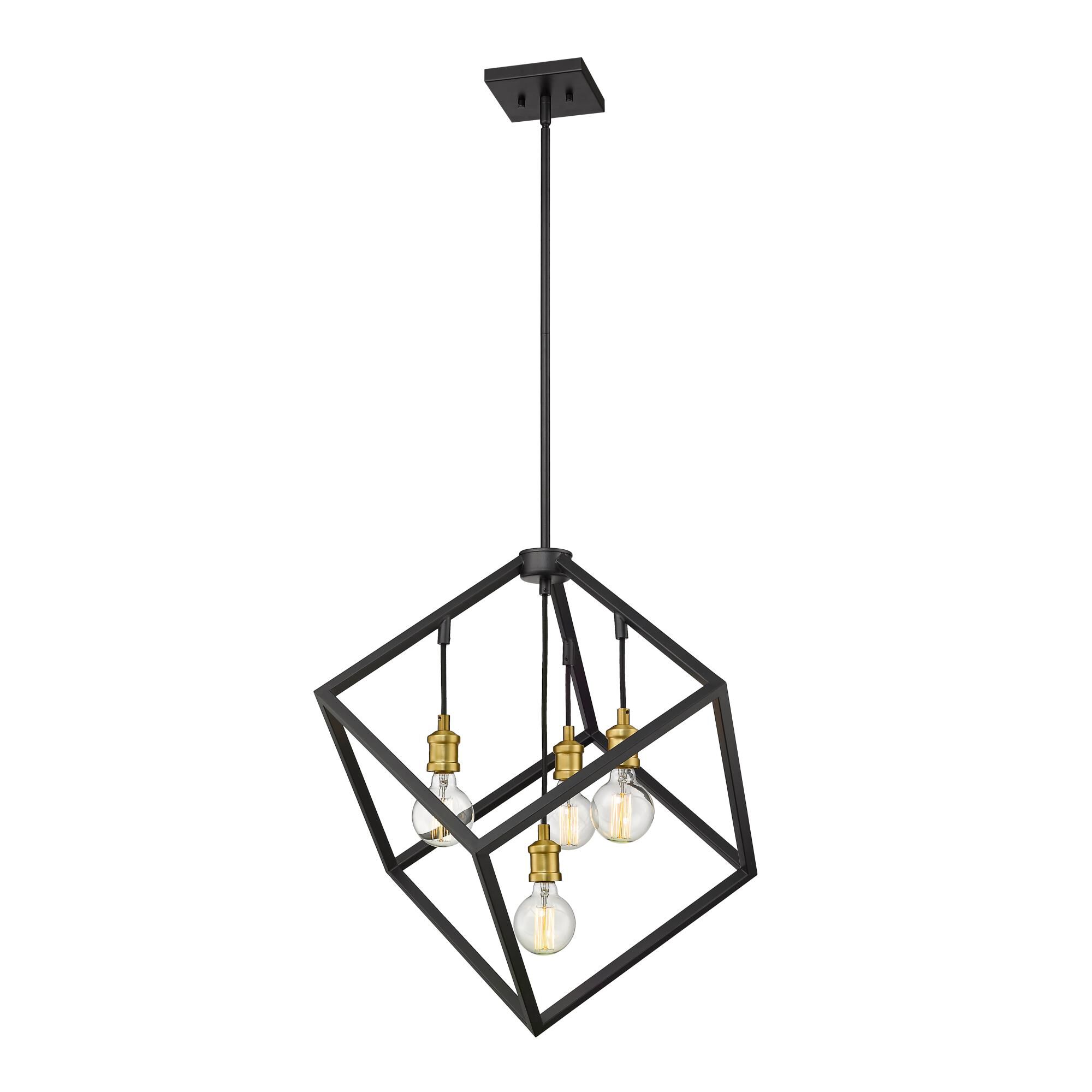 Vertical 24 Inch 4 Light Chandelier by Z-Lite