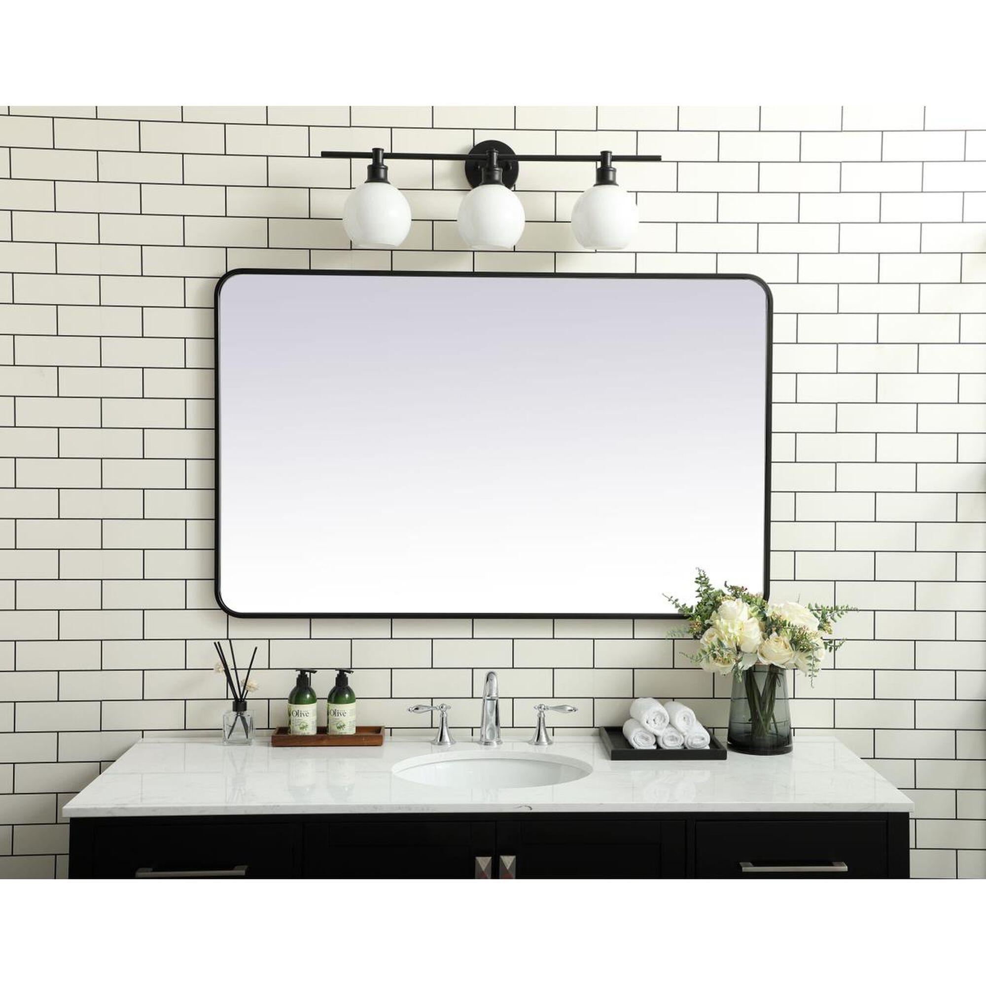 Shown in Black finish