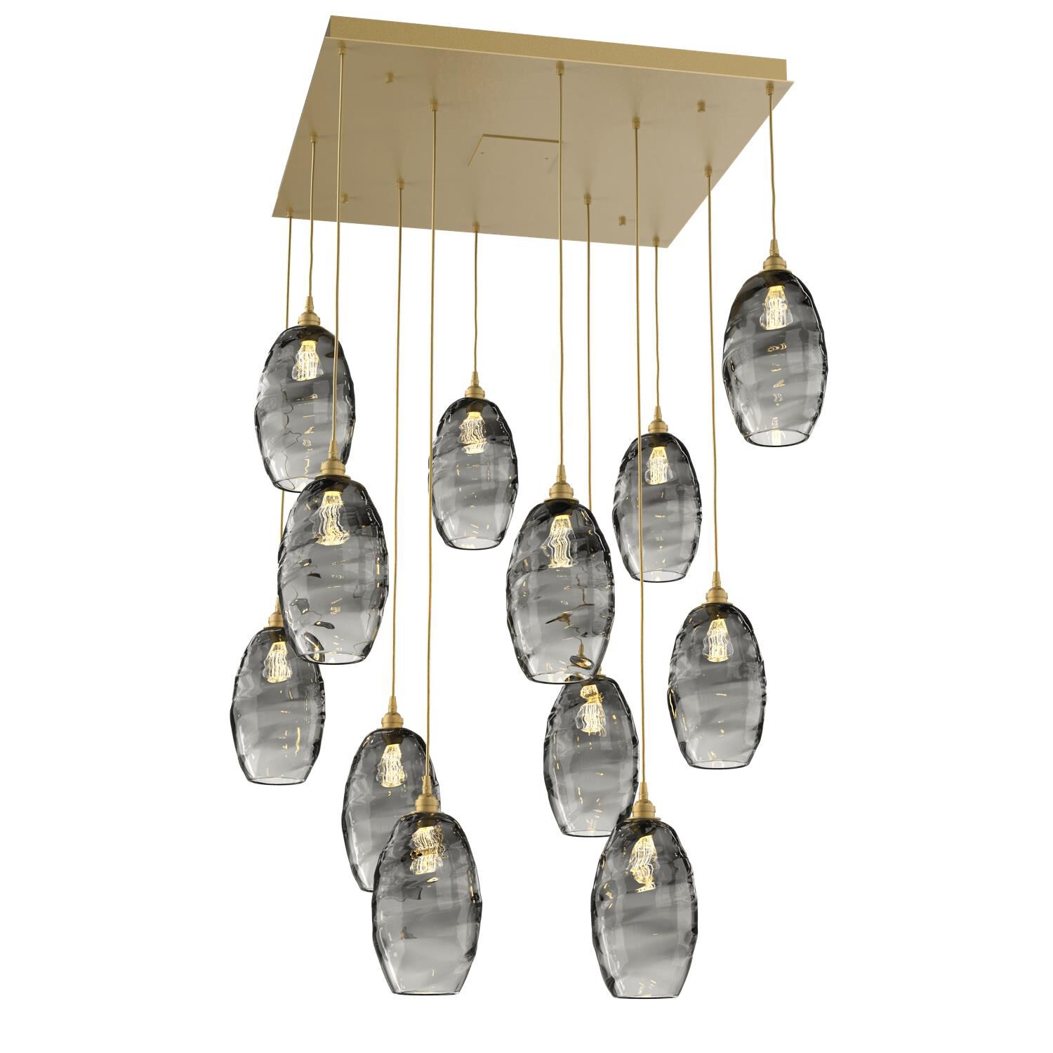 Ellisse 34 Inch 12 Light Multi Light Pendant by Hammerton Studio