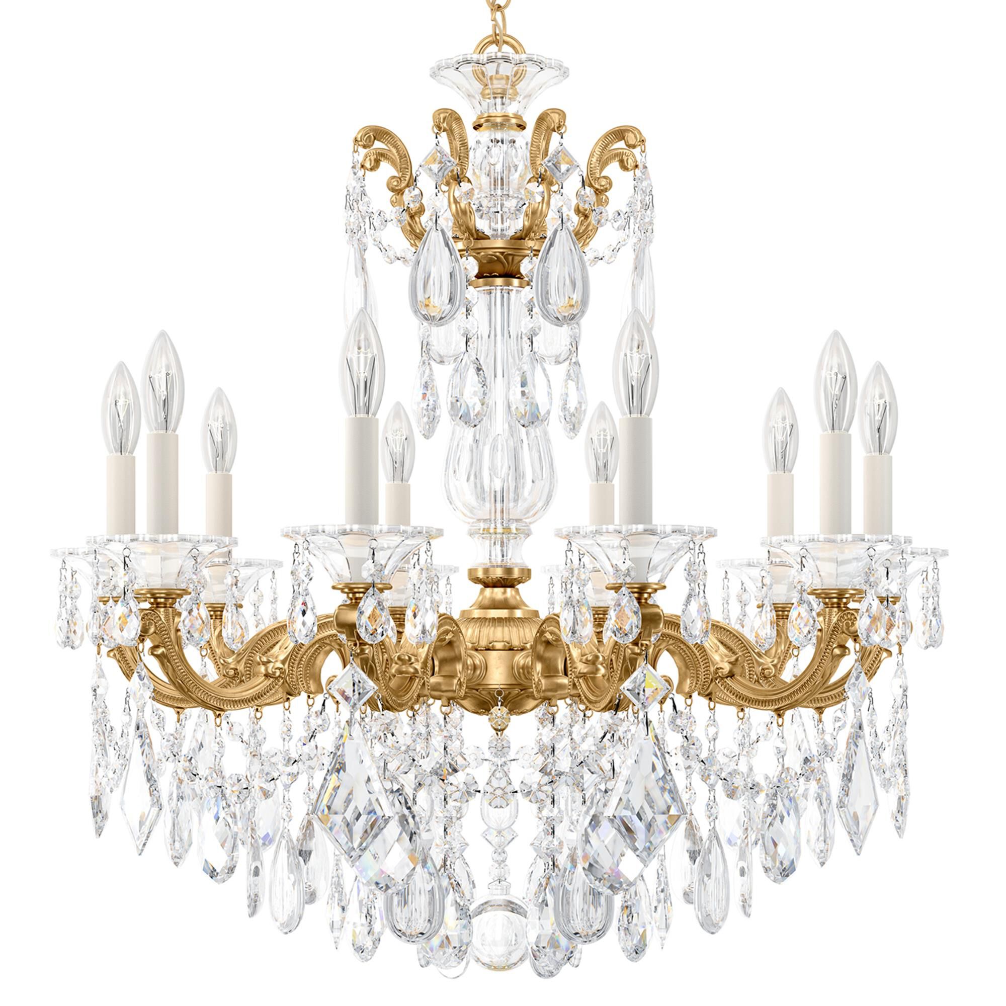 La Scala 28 Inch 10 Light Chandelier by Schonbek