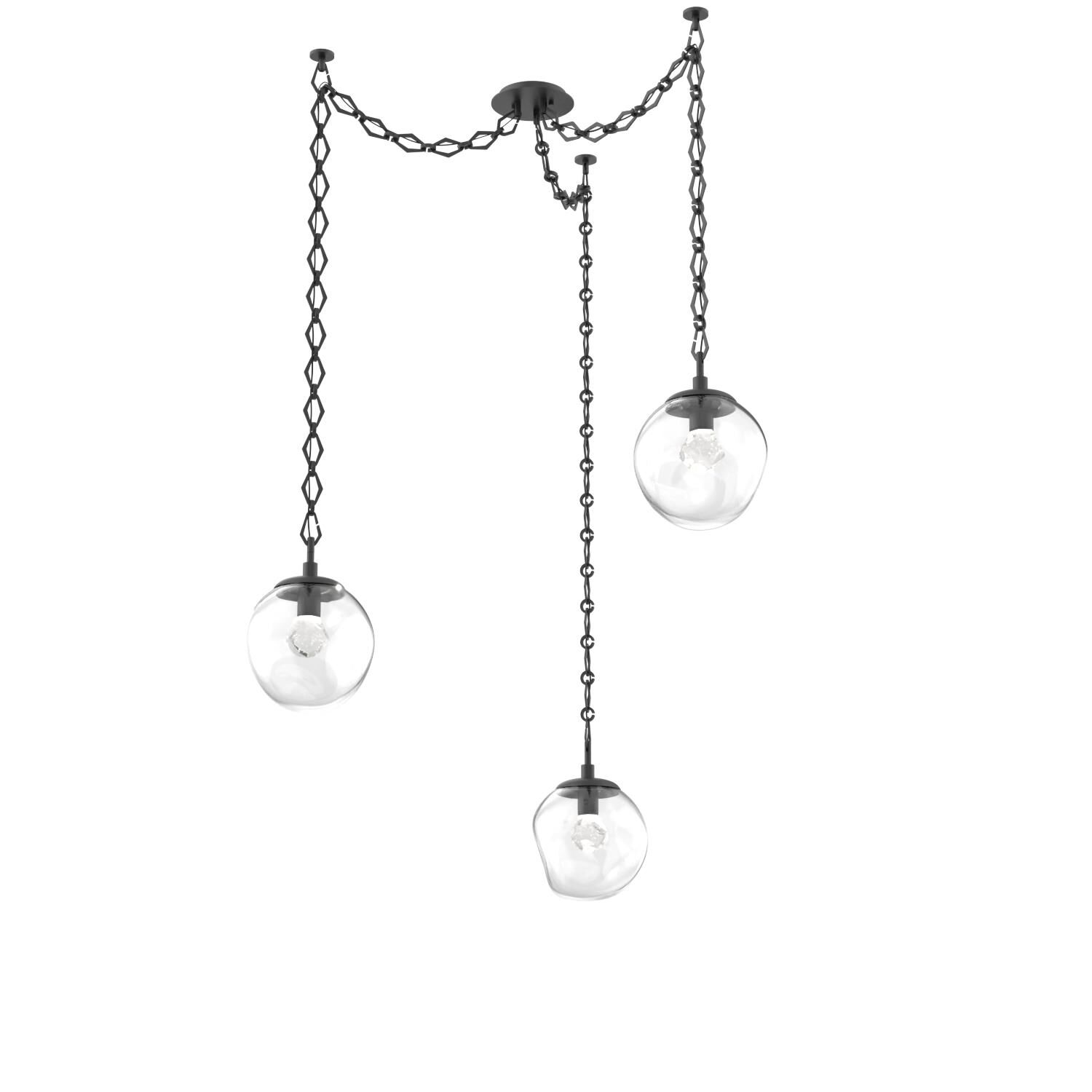 Levi Wilson Aster 19 Inch Multi Pendant Light by Hammerton Studio