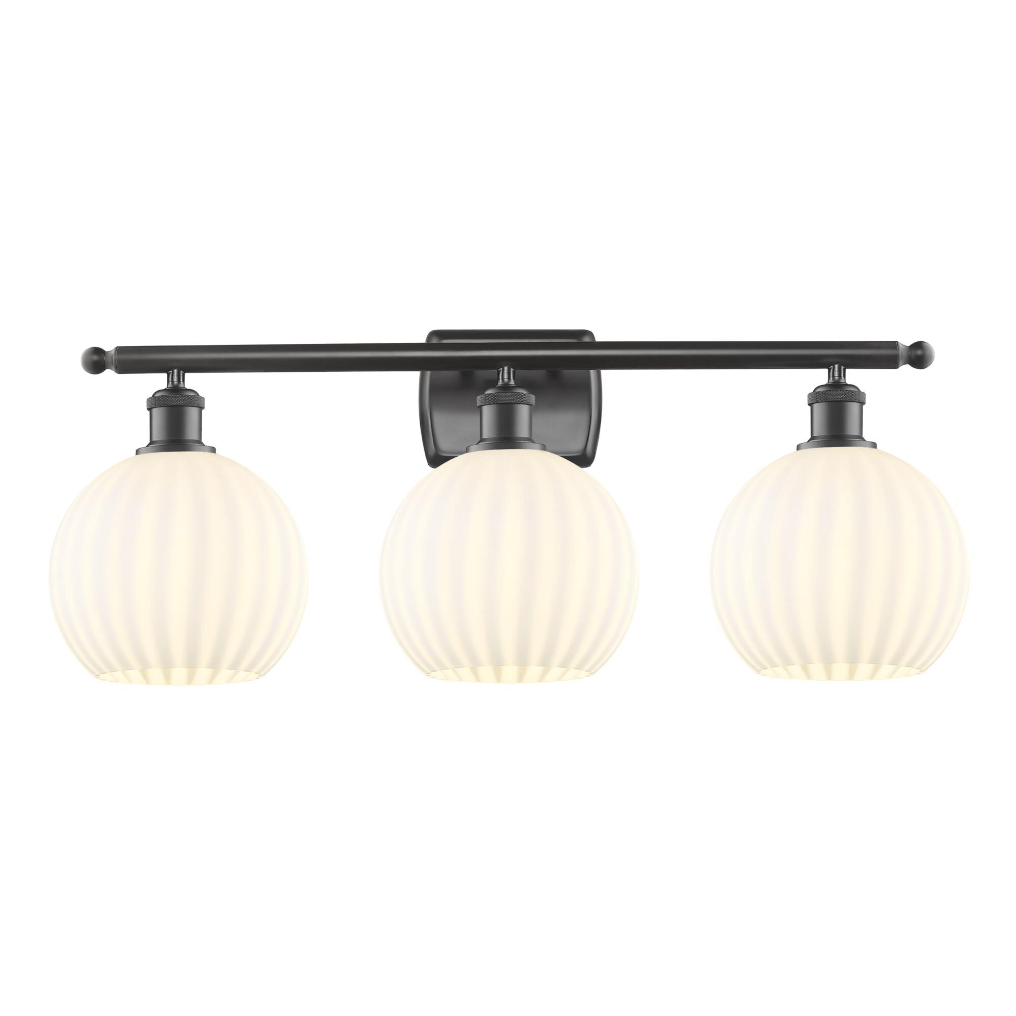 Bruno Marashlian White Venetian 28 Inch Bath Vanity Light by Innovations Lighting