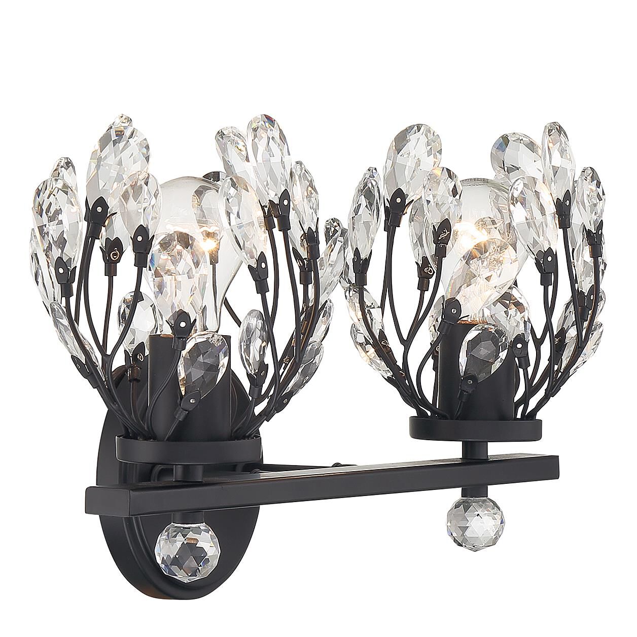 Moreno 15 Inch 2 Light Bath Vanity Light by Savoy House