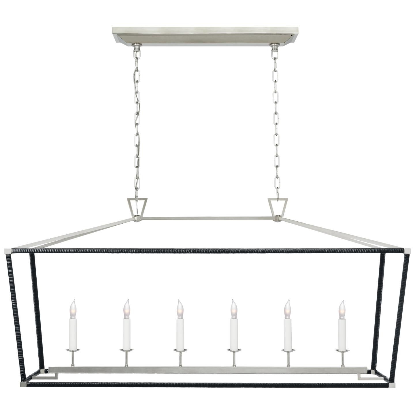 Chapman & Myers Darlana Wrapped 54 Inch Linear Suspension Light by Visual Comfort Signature Collection
