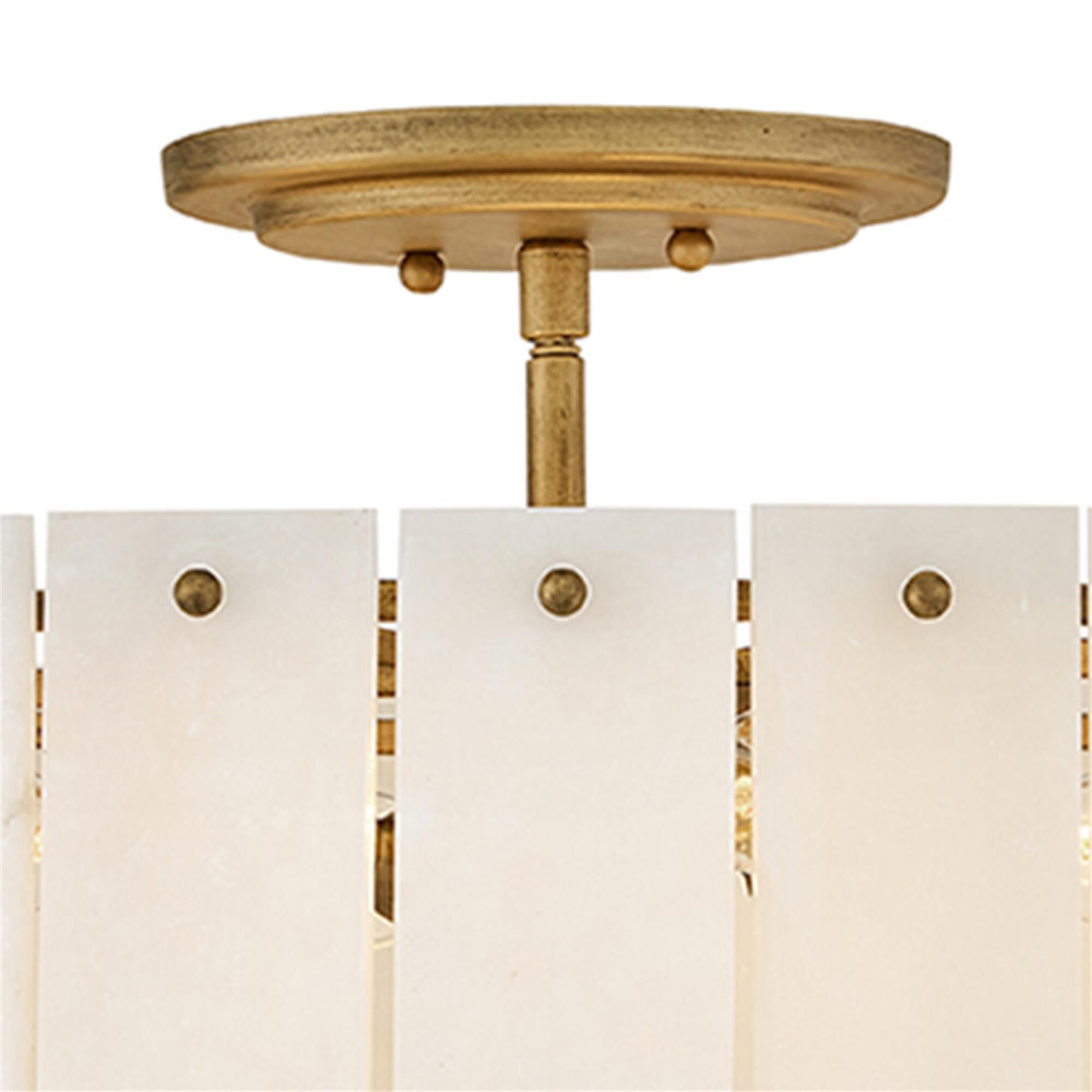 Simone 21 Inch Semi Flush Mount,