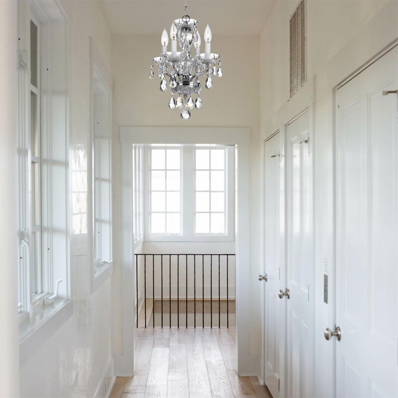 Traditional Crystal 11 Inch Chandelier by Crystorama