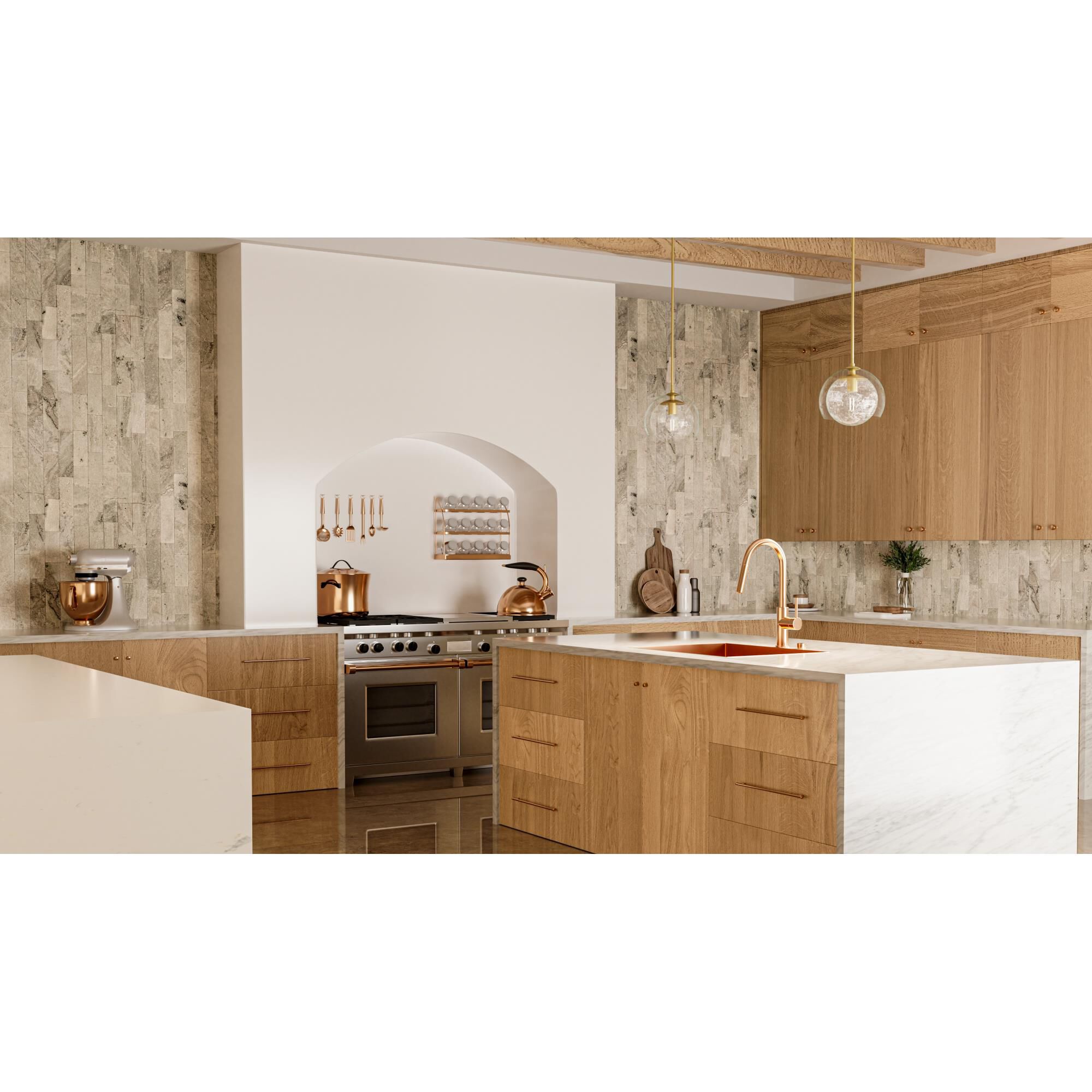 Shown in Brushed Gold finish and Clear with Cloud Inside, Clear Outside glass