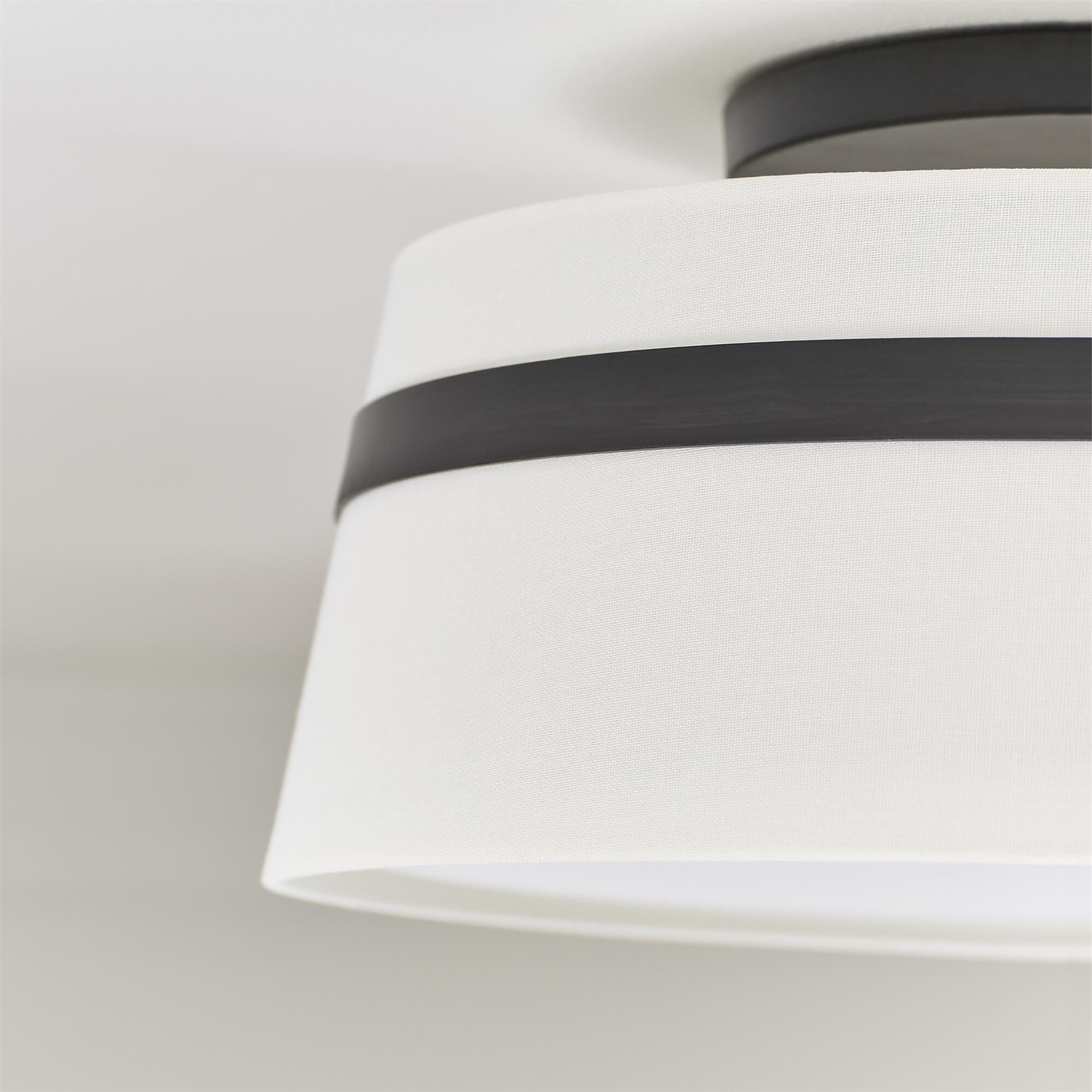 Alexa Hampton Cordtlandt 19 Inch 3 Light Semi Flush Mount,