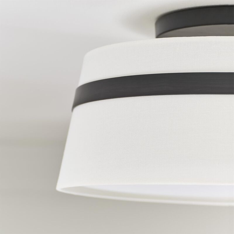 Alexa Hampton Cordtlandt 19 Inch 3 Light Semi Flush Mount by Visual Comfort Studio