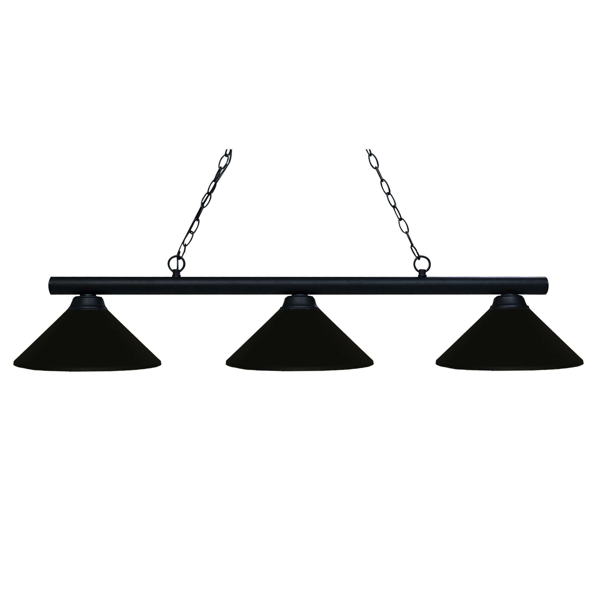 Shown in Matte Black finish and Steel glass and Steel shade