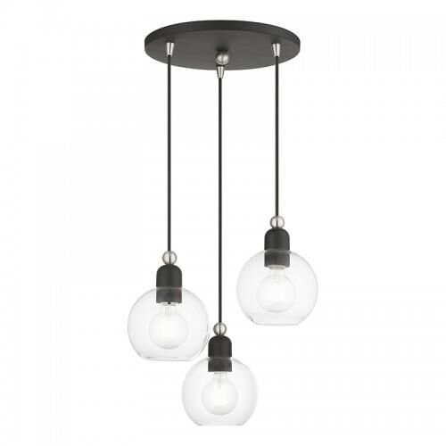 Downtown 16 Inch 3 Light Multi Light Pendant by Livex Lighting