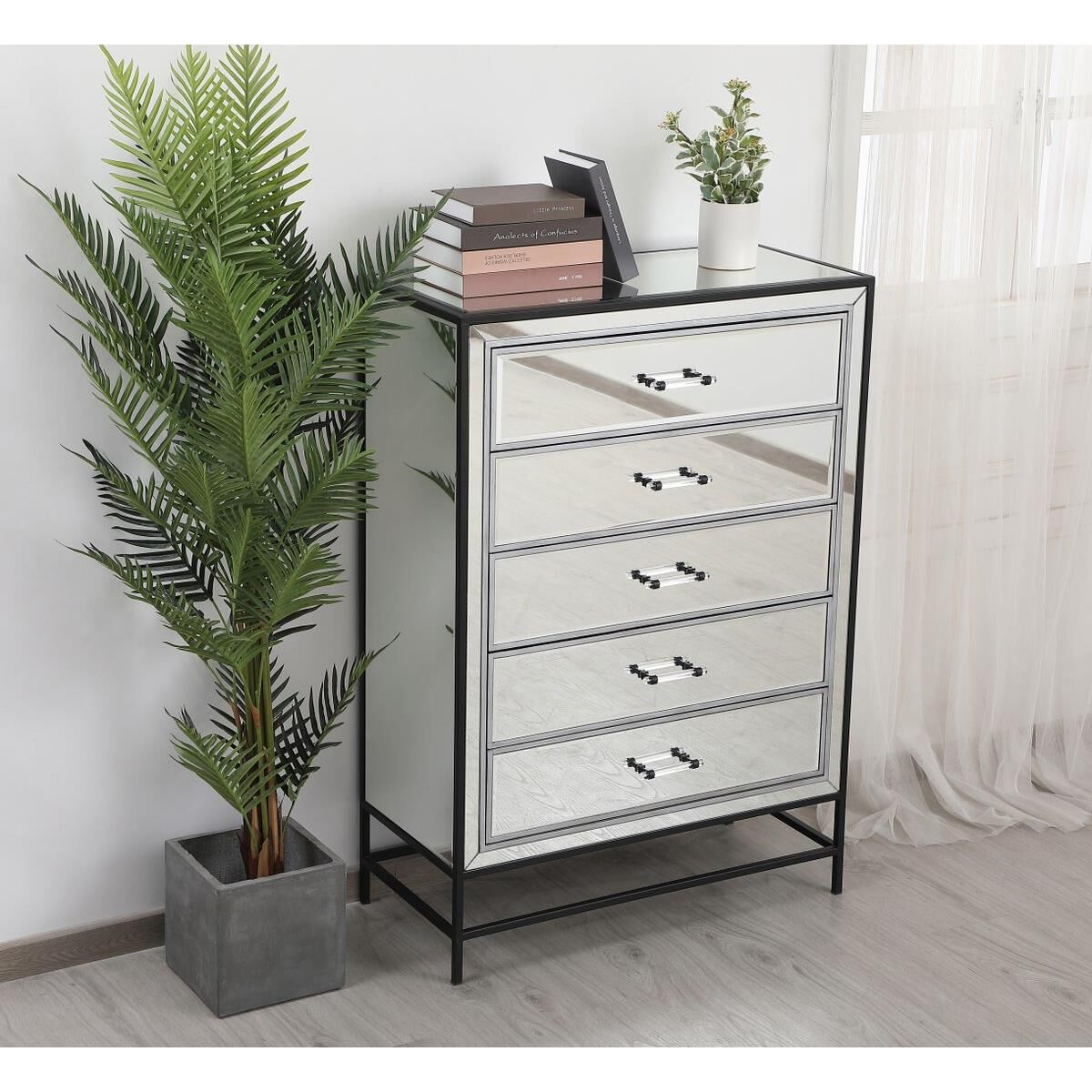 Shown in Black finish