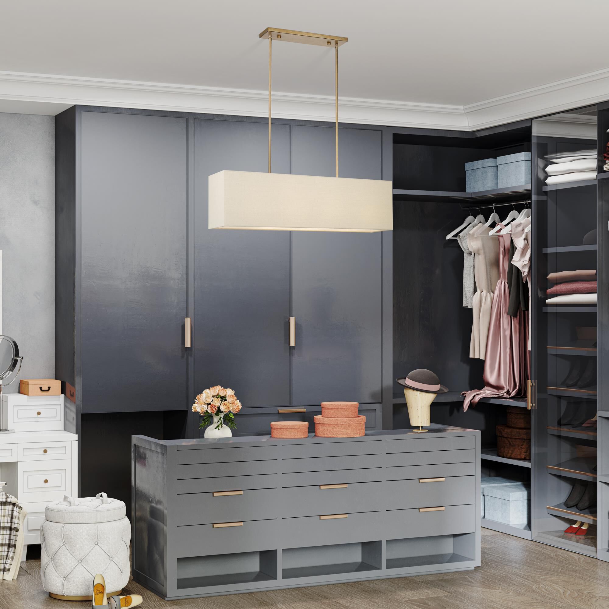 Summit 36 Inch Linear Suspension Light by Livex Lighting